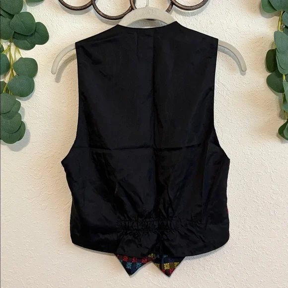 Vintage 80s/90s UnionBay Colorful Checkered Print Vest✨ - Picture 5 of 8